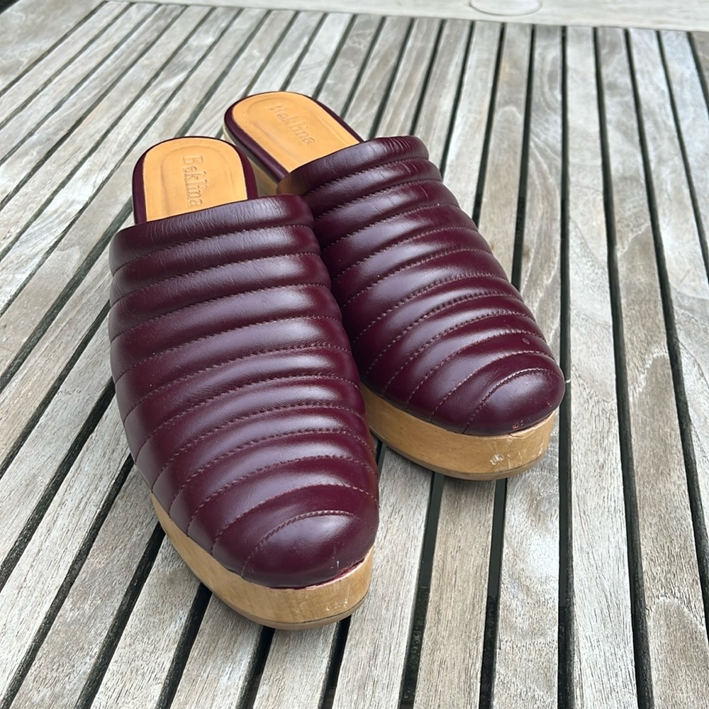 Belklina Clogs. Burgundy. Size 9.